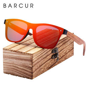 BARCUR Sunglasses Men Wood Sun glasses for men Sports Eyewear Square Sunglasses &hellip;
