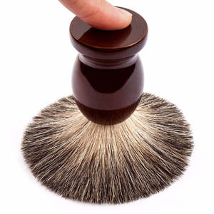 NZ Stock QSHAVE Men’s Shaving Brush – 100% Pure Badger Hair with Wooden Handle