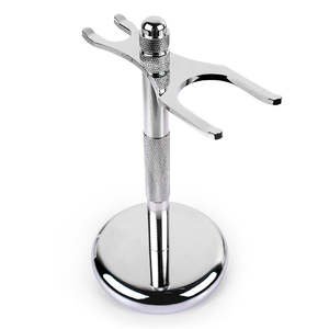 Mens Accessories: NZ Stock QSHAVE Men Razor Holder Stand for Shaving Brush & Safety Razor, 15cm