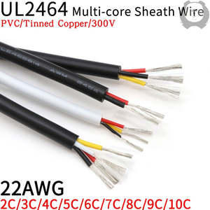10M 22AWG UL2464 Sheathed Wire Cable Channel Audio Line 2 3 4 5 6 7 8 9 10 Cores&hellip;