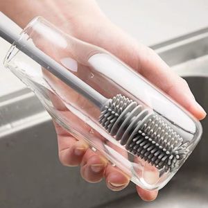 Household Items: Cup Brush Scrubber Glass Cleaner Kitchen Cleaning Silicone