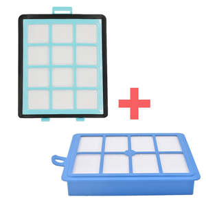 Household Items: NZ Stock 1 Inlet HEPA + 1 Filter Set for Philips FC8760 FC8761 FC8764 FC8766 FC8767 FC9 Vacuum Cleaner