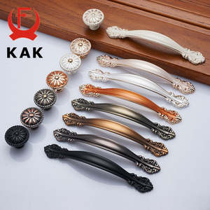 European Zinc Alloy Cabinet Handles Wadrobe Door Pulls