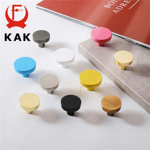 Home Furniture: Cabinet Knobs Black Kitchen Handles Zinc Alloy Colorful