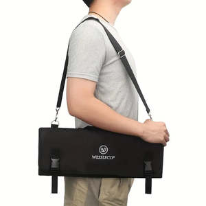 Kitchen: NZ Stock 17 Pocket WESSELECO Chef Knife Roll Bag – Durable Oxford Cloth Carry Case