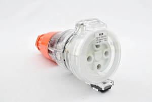 Industrial Plugs: Cord Connector Manlakis 32 Amp 4 Pin