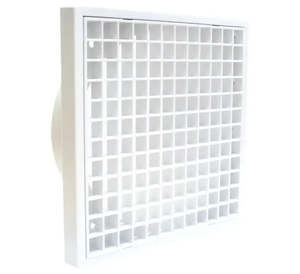 Grille Simx 100mm Rangehood Eggcrate Grille White