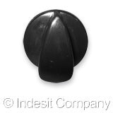 Indesit Ariston Parts: Knob Indesit Gas Burner Black Plastic K3G