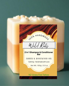 Products: Wild Roots Tallow 2 in 1 Shampoo & Conditioner Bar - Kiwi Sun and Sea