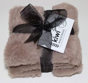 Wheat Bag with Washable Cover - Beige Furry