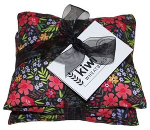 3 Segment Wheat Bags Kiwi Wheatbags: Midnight Floral Wheat Bag