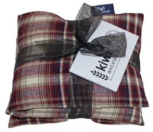 3 Segment Wheat Bags Kiwi Wheatbags: Red Plaid Wheat Bag
