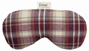 Red Plaid Eye Wheat Bag