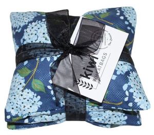 Wheat Bag with Washable Cover - Hydrangea