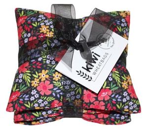 Wheat Bag with Washable Cover - Midnight Floral