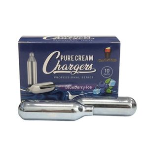 Flavoured Cream Chargers 10pk Blueberry Ice