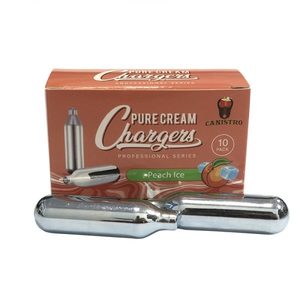 Products: Flavoured Cream Chargers 10pk Peach Ice