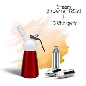 125ml Cream Dispenser + 10pk Cream Chargers