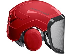Forestry: PROTOS INTEGRAL FOREST Safety Helmet G16 - 10 Red