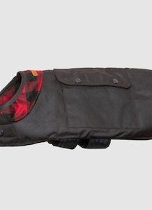 ACCESSORIES: STYX MILL Wool Lined  ‘PROVINCE’ Dog Coat - RED