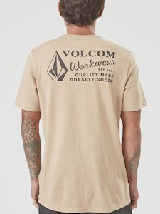 T-SHIRTS: Volcom Mens Workwear Tee - Short Sleeve