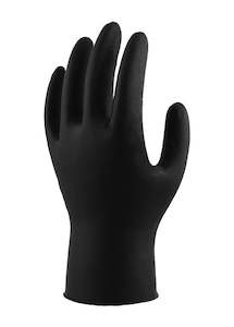 Gloves: Lynn River Nitrile Heavy Duty Grizzly Black Gloves