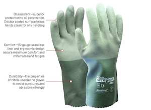 Gloves: Esko Towa Activgrip 566 Gauntlet Glove