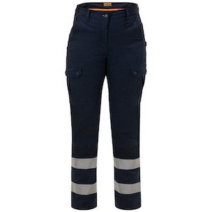 Womens Work Clothing: Bison Women's Lightweight Stretch PolyCotton Taped Trouser