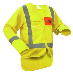 Vests: Caution STMS Long Sleeve Vest