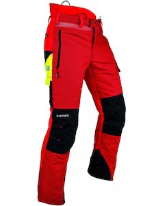 Trousers: PFANNER® PANTS Gladiator II Class 2 Chainsaw - RED