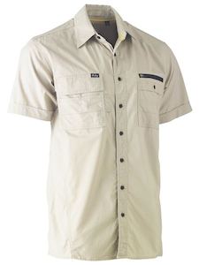 Shirts: Bisley Flex & Move Utility Work S/S Shirt