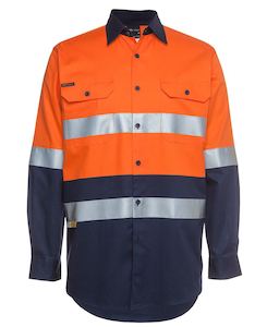 Shirts: JB's HI VIS L/S (D+N)190G SHIRT