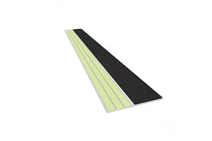 Site Safety: Anti-Slip Step Edging - Luminous (per metre)