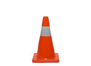 Site Safety: Esko Orange Reflective Cone 450mm