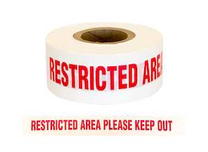 Site Safety: Esko Barrier Warning Tape Restricted Area Please Keep Out
