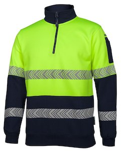 Best Sellers: JB'S HI VIS ½ Zip Segmented Tape Fleecy