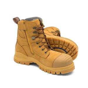 Zip Up: Blundstone 992 Wheat Leather Zip-Sider Boots
