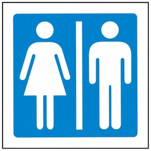 Signs: Male Female Toilet Sign