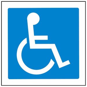 DISABLED TOILET SIGN