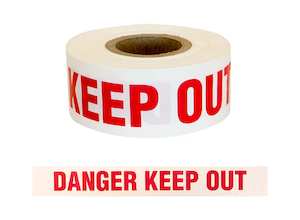 Esko Barrier Warning Tape - Danger Keep Out 250m x 75mm
