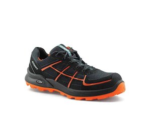 Mens Footwear: Grisport Wind Black/Orange Safety Shoe