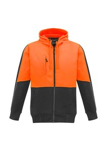 Syzmik Unisex Hi-Vis Full Zip D/O Hoodie