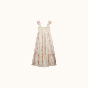 Women: NESTINE LONG SMOCKED DRESS PINK