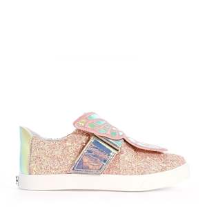 Fw19: Butterfly Low Top Pink Glitter & Pearl