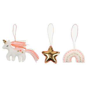Meri Meri: Mini Unicorn Fabric Decorations