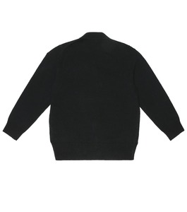 Mini Face Patch Wool Cardigan