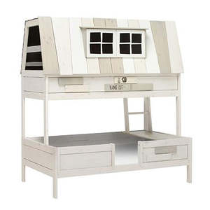 HANGOUT ON 5121 / LUXURY SLATTED BASE-WHITEWASH