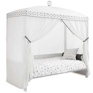 DOTTIE FOUR-POSTER BED/STANDARD SLATS WHITE