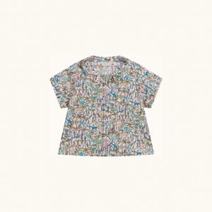 LIBERTY PRINT NICOLAS SHIRT LICHEN