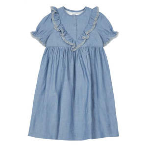 Chambray Samelie Dress Denim blue